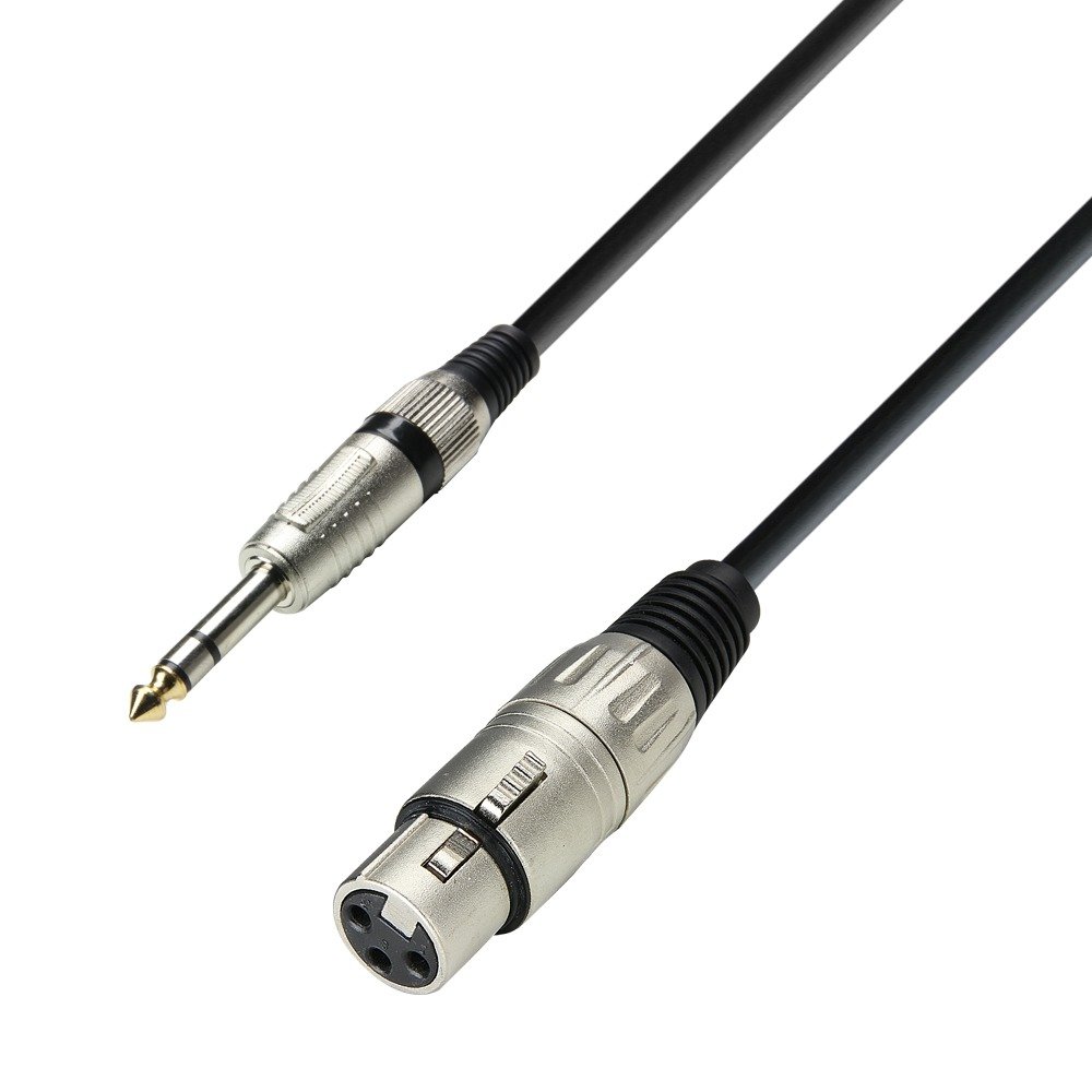 Adam Hall 3 Star XLR hunn til stereo Jack.