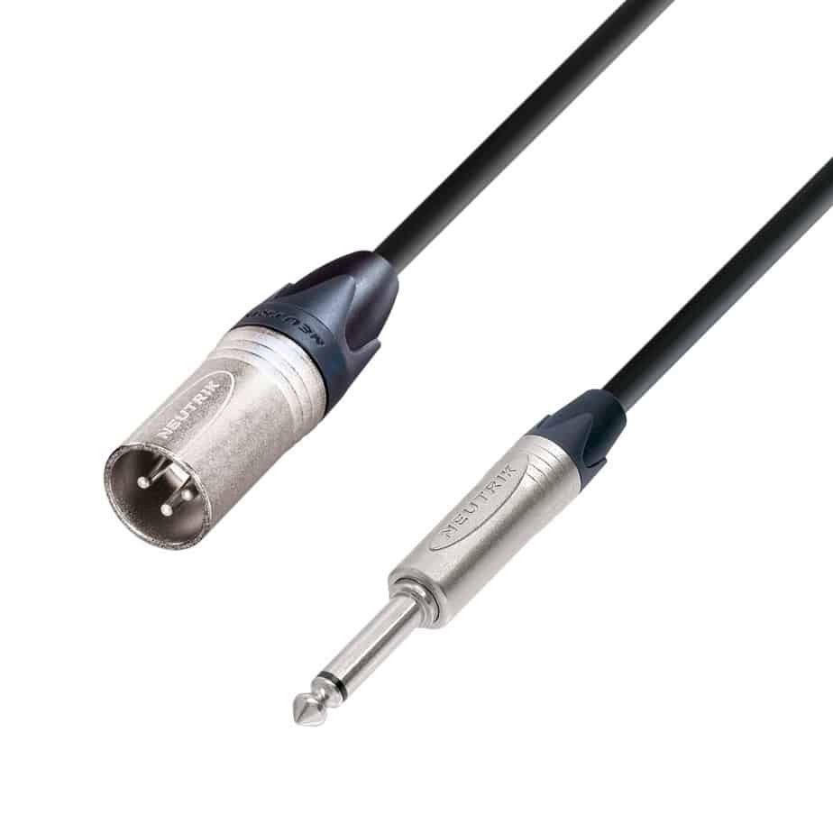 Adam Hall 5 star XLR hann til mono Jack