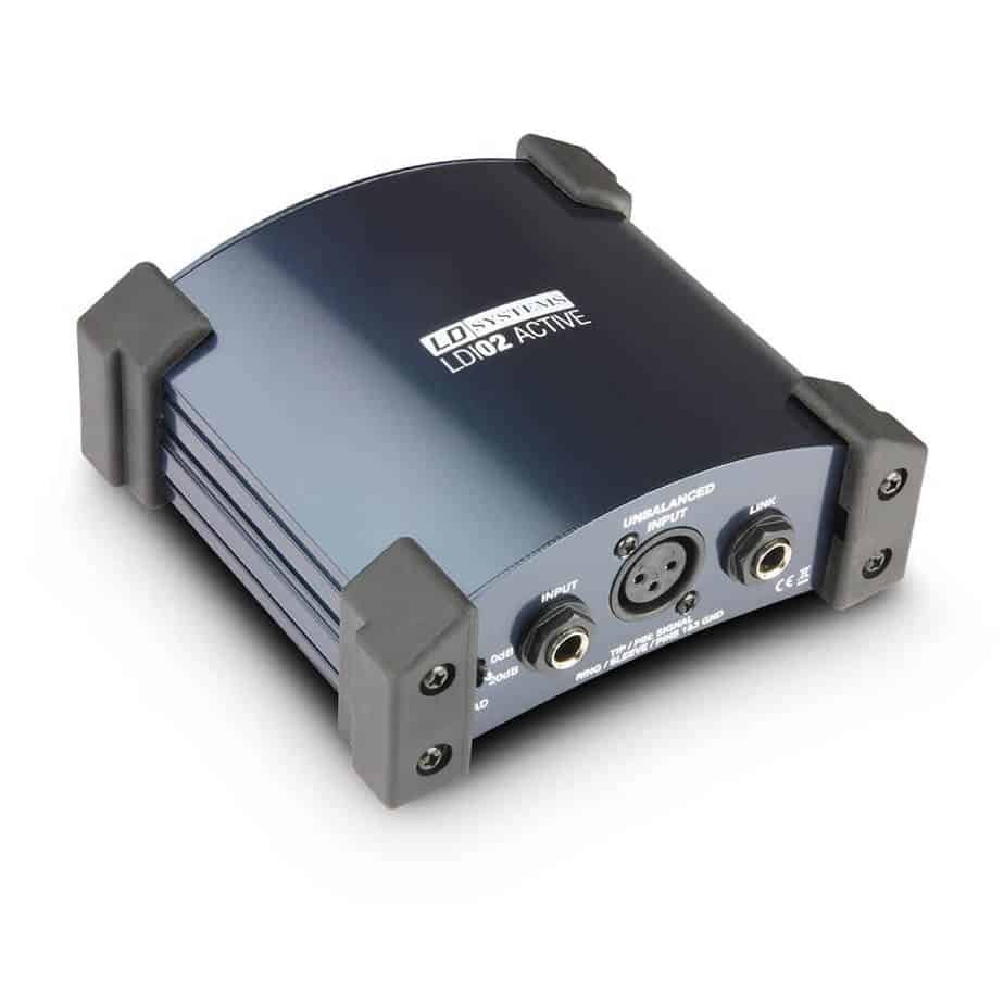 LD Systems LDI02 aktiv DI boks sett forfra