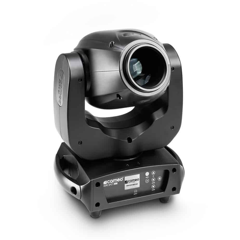 Cameo AURO SPOT 200 moving head sett fra siden
