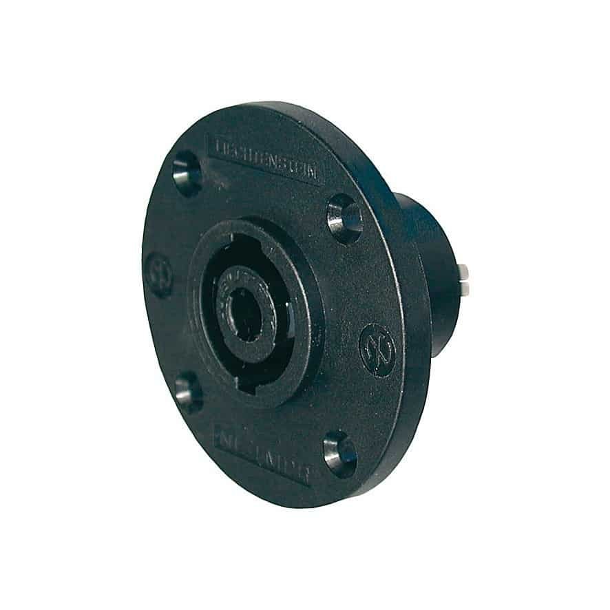 Neutrik NL4MPR rund speakon chassisplugg
