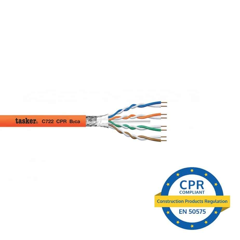 Tasker C722CPR cat 6 nettverkskabel