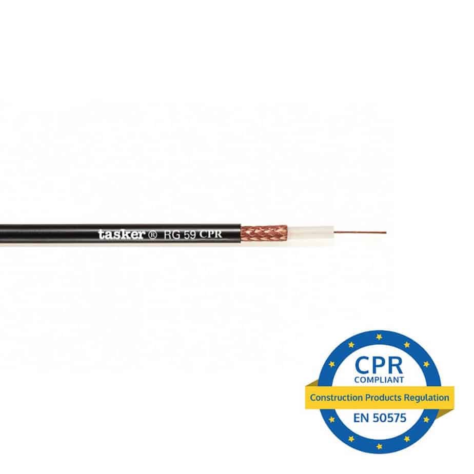 Tasker RG59CPR koaksiellkabel