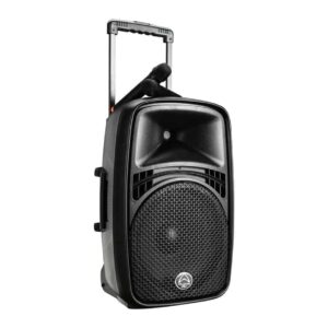 Wharfedale Pro EZ-12A Høyttaler Med Mikrofon Sett Fra Siden