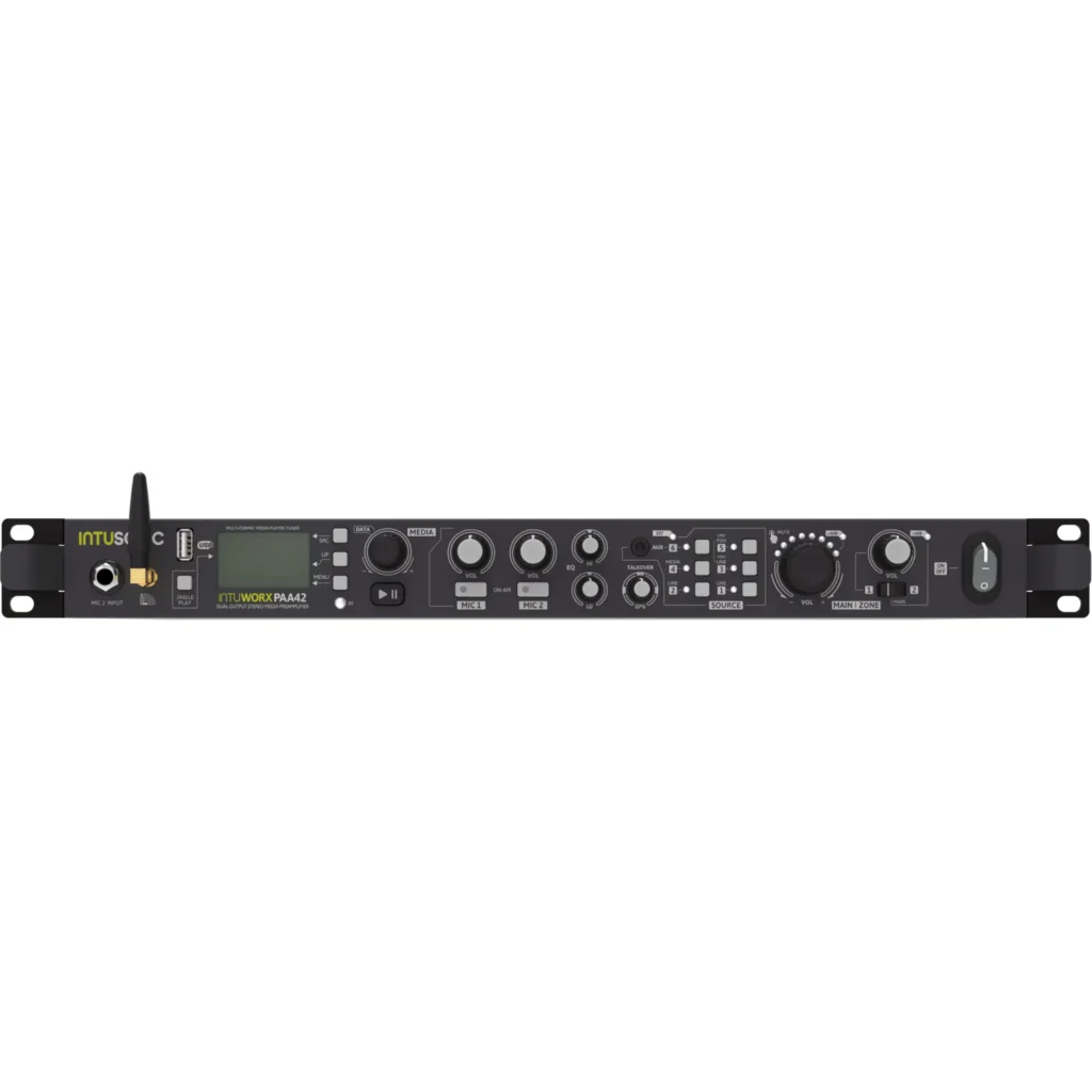 Intusonic Intuvorx PAA42+ forforsterker/installasjonslydmikser - Bilde 3
