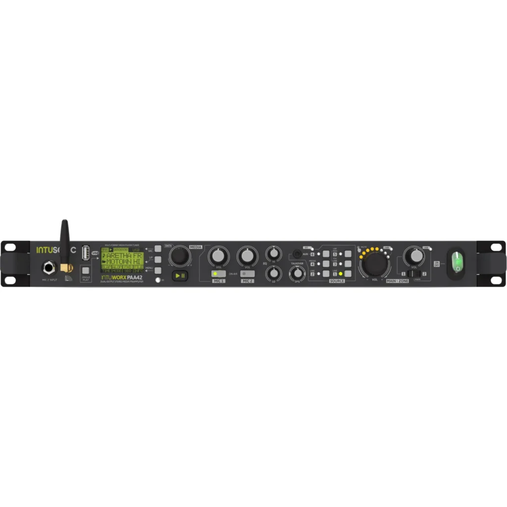 Intusonic Intuvorx PAA42+ forforsterker/installasjonslydmikser - Bilde 2