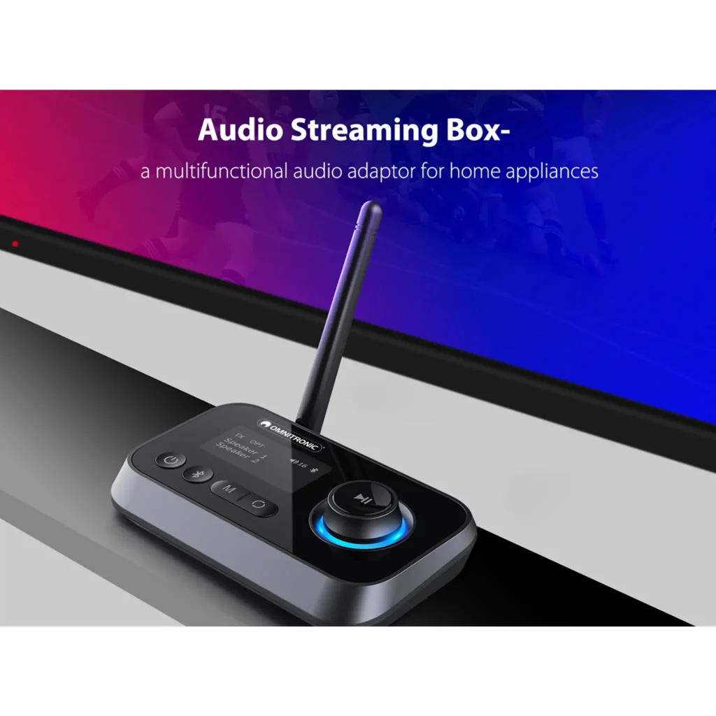 OMNITRONIC BDT-5.0 Bluetooth mottaker og sender - Bilde 4