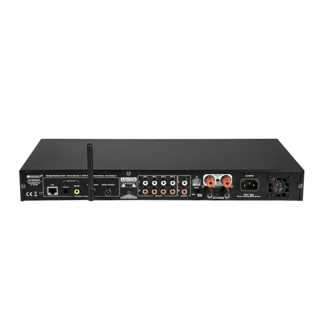 Omnitronic DJP-900NET stereoforsterker - Bilde 6