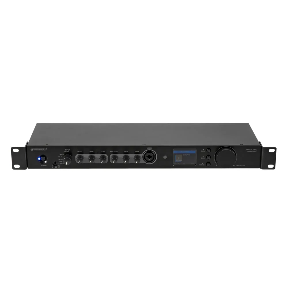 Omnitronic EP-220NET forforsterker - Bilde 4