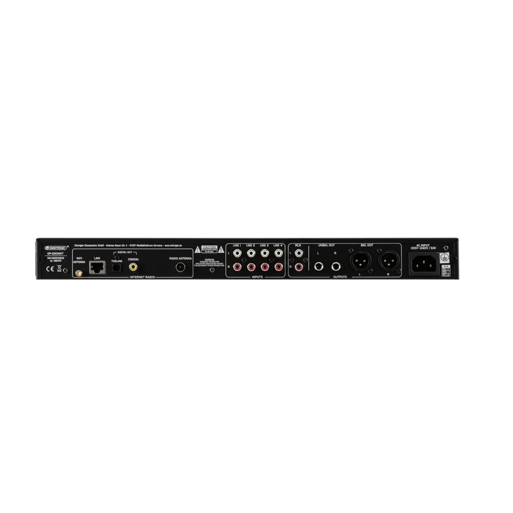 Omnitronic EP-220NET forforsterker - Bilde 8