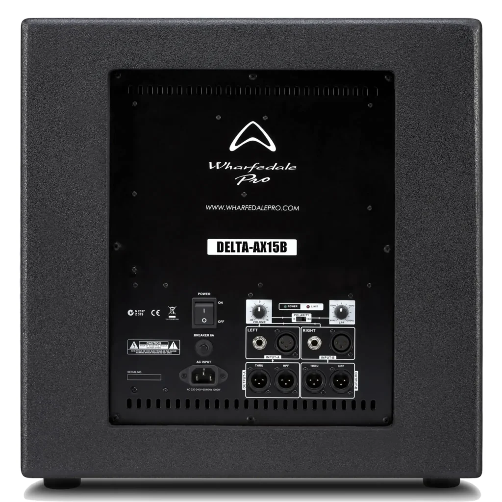 Wharfedale Pro Delta-AX15B aktiv PA subwoofer - Bilde 5