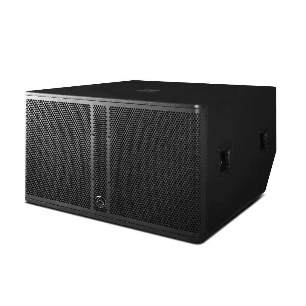 Wharfedale Pro Focus 218S subwoofer sett fra siden