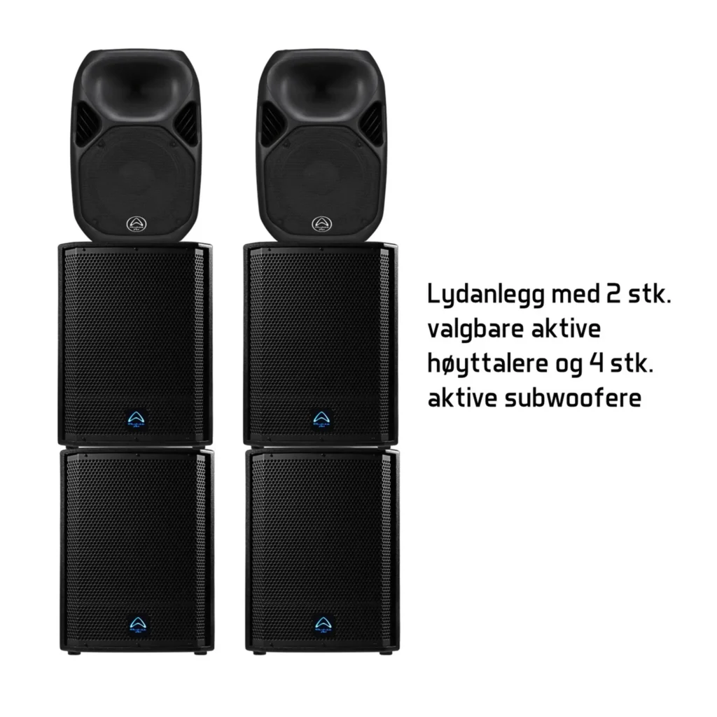 Wharfedale Pro stort aktivt pa-anlegg